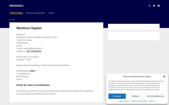 Screenshot of didasquali.fr