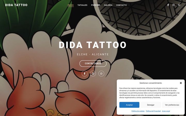 Screenshot of didatattoo.com