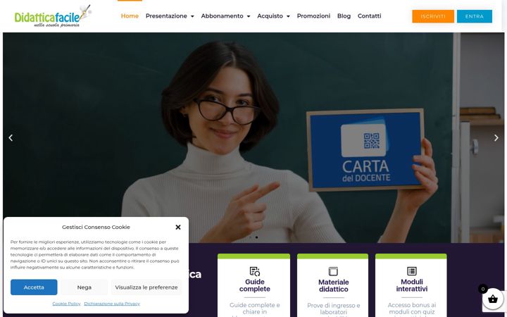 Screenshot of didatticafacile.it