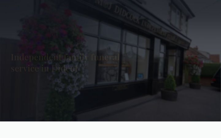 Screenshot of didcockfunerals.co.uk
