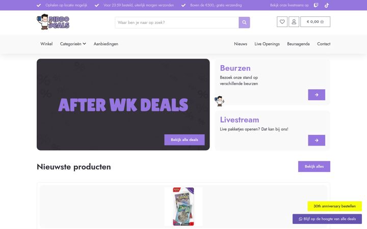 Screenshot of diddodeals.nl