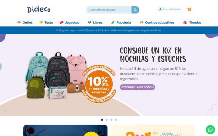 Ekraanipilt saidist dideco.es