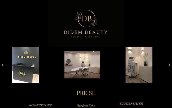Captura de ecrã de didembeauty.de
