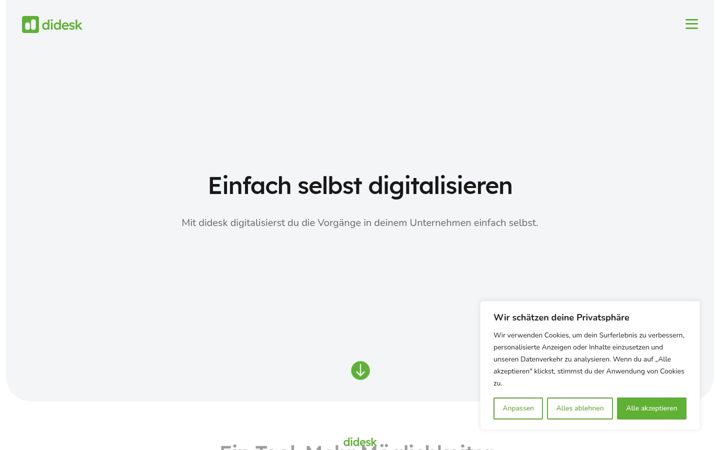 Screenshot of didesk.de