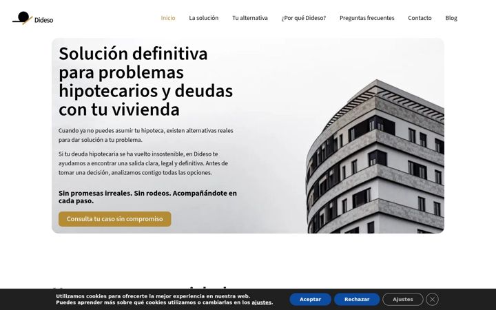 Ekraanipilt saidist dideso.es