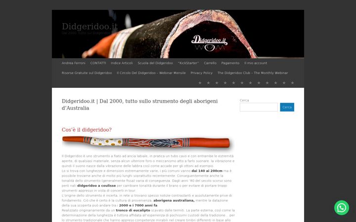 Screenshot von didgeridoo.it