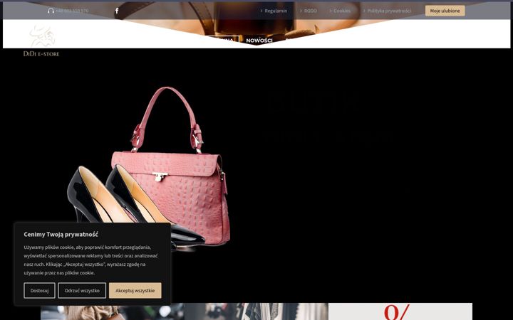 Snímek obrazovky didie-store.pl