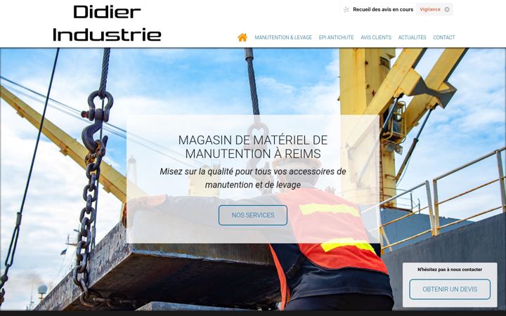 Екранна снимка на didier-industrie-avis.fr
