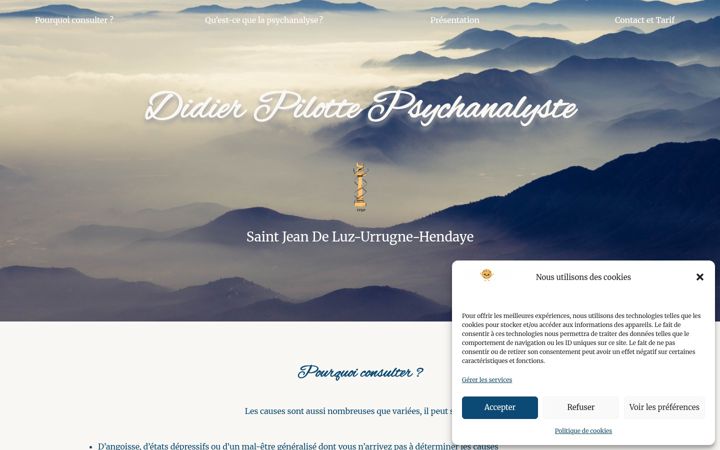 Screenshot of didier-pilotte-psychanalyste.fr