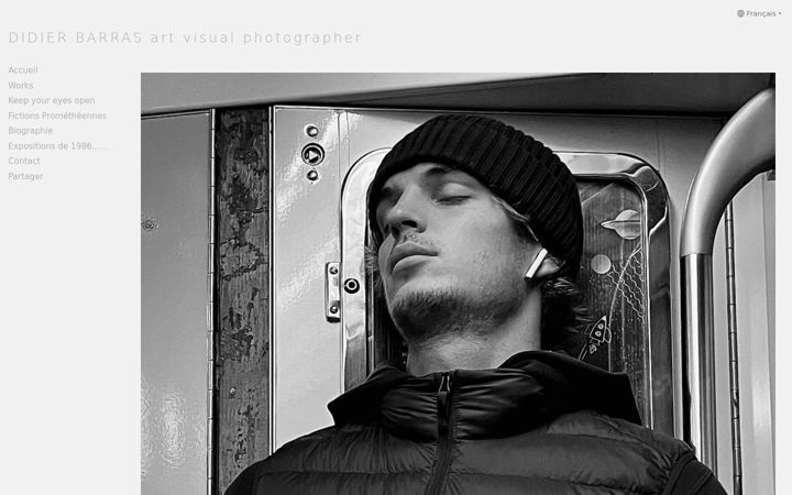 Screenshot of didierbarras.com
