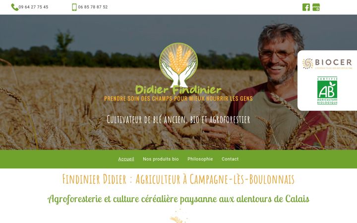 Screenshot of didierfindinier.fr