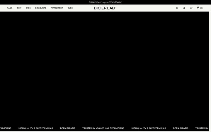 Screenshot of didierlab.co.uk