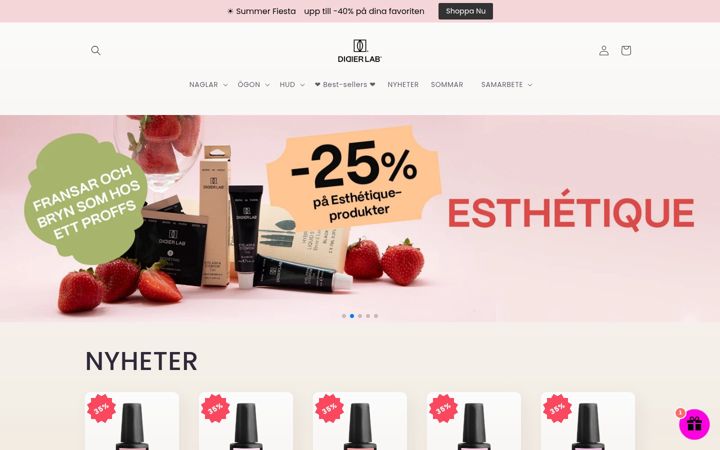 Screenshot di didierlab.se