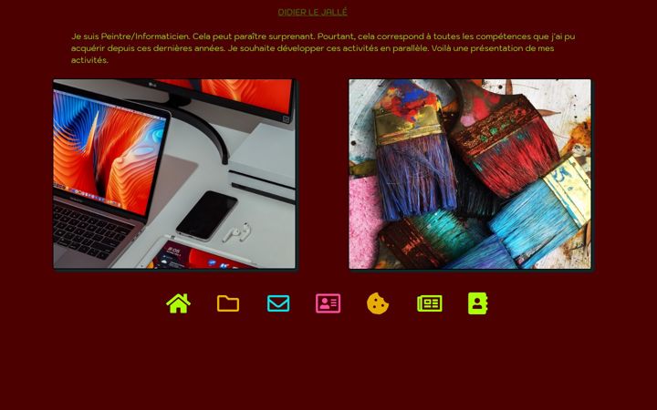 Screenshot of didierlejalle.fr