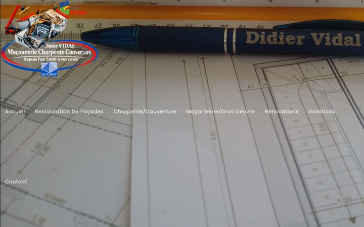 Screenshot of didiervidal.fr