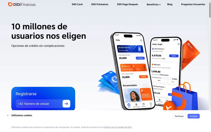 Screenshot of didifinance.com