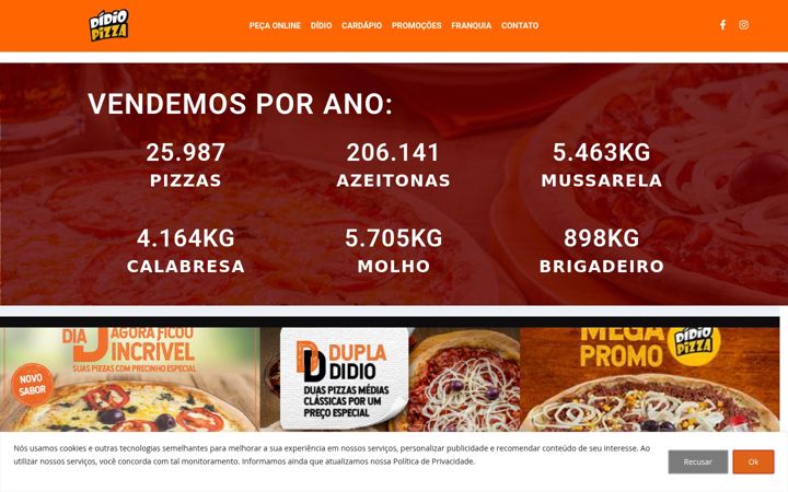 Screenshot stránky didio.com.br