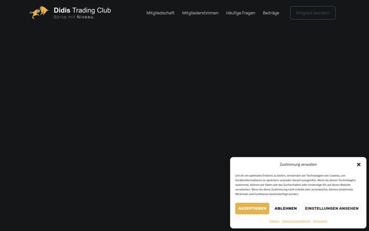 Screenshot of didis-trading-club.com