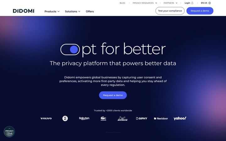 Screenshot of didomi.io