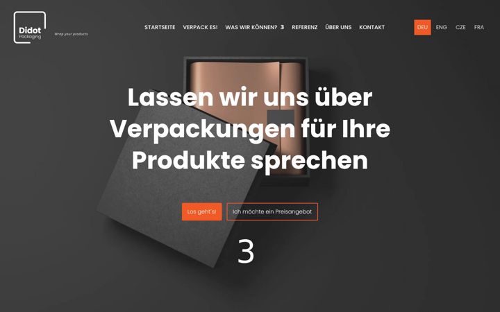Screenshot ta' didotpack.de