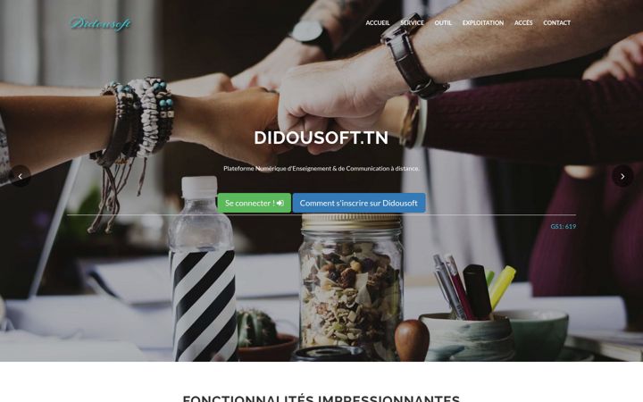 Screenshot of didousoft.tn