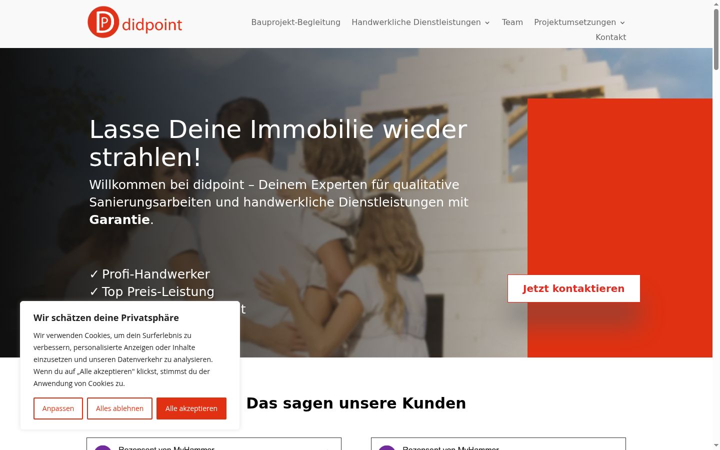 Screenshot tal-banner tal-kunsens muri qabel kwalunkwe interazzjoni
