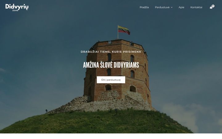 Ekrano kopija didvyriuzeme.lt