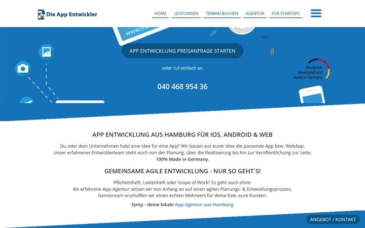 Skærmbillede af die-app-entwickler.de