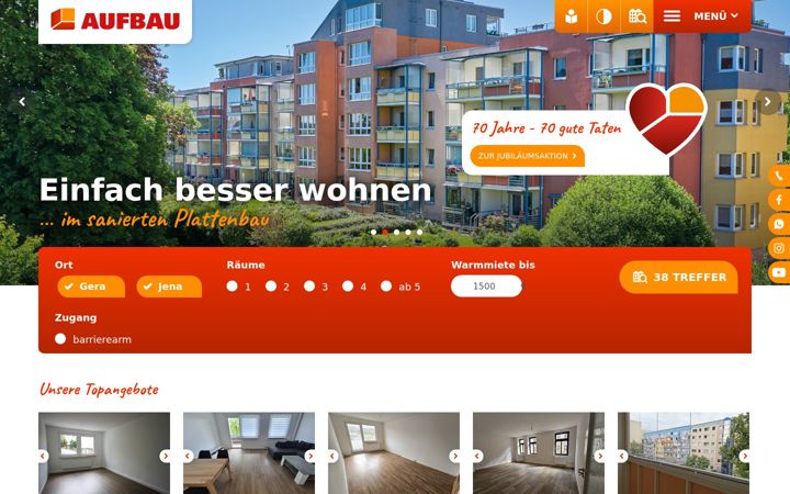Skærmbillede af die-aufbau.de