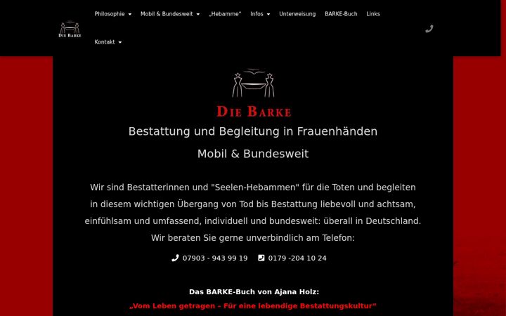 Screenshot του die-barke.de