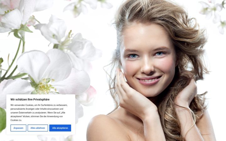 Snímek obrazovky die-beauty-lounge.de