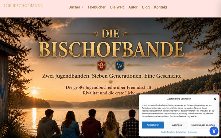 Skærmbillede af die-bischofbande.de