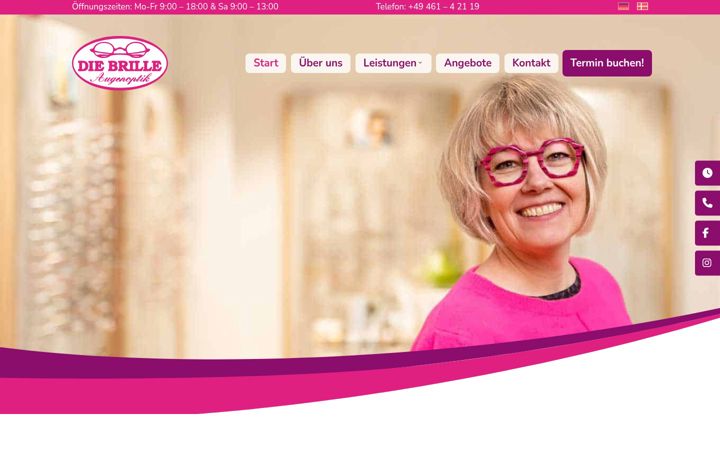 Snímek obrazovky die-brille-gmbh.de