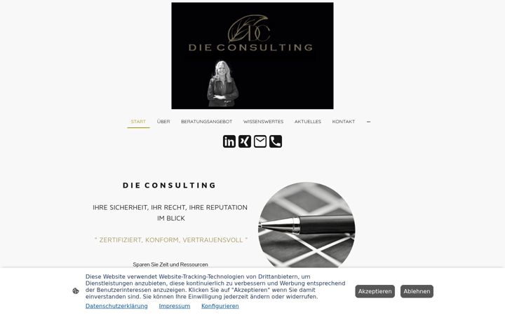 Snímek obrazovky die-consulting.de