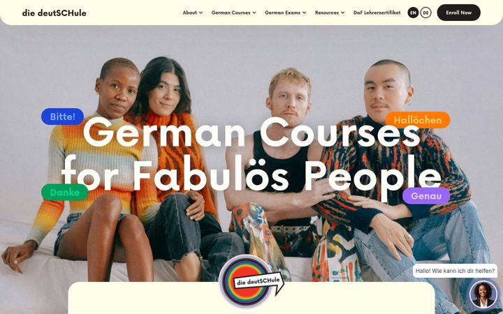 Snímek obrazovky die-deutschule.de