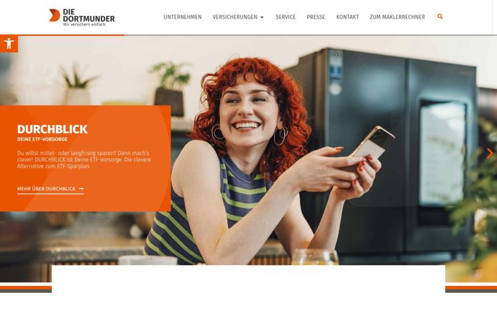 Screenshot ta' die-dortmunder.de