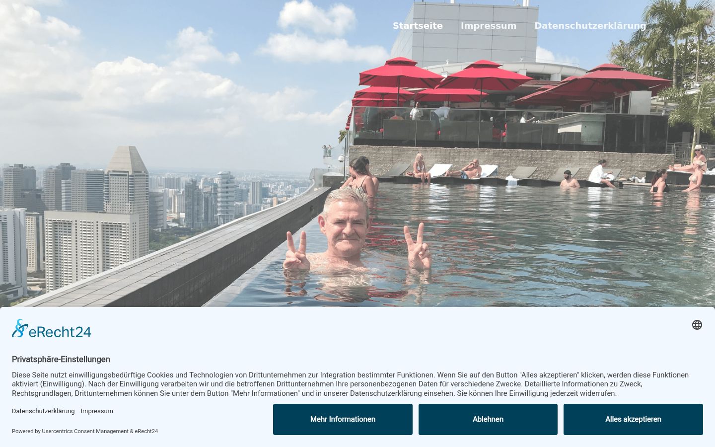 Screenshot van de toestemmingsbanner zoals getoond vóór enige interactie