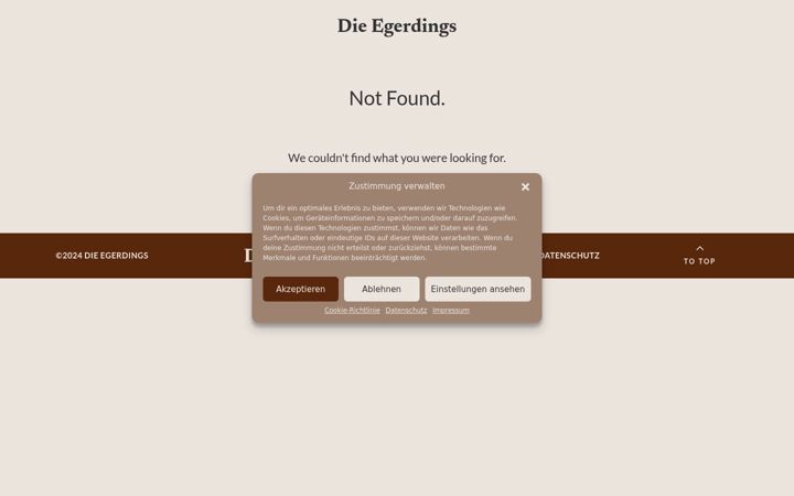Screenshot ta' die-egerdings.de