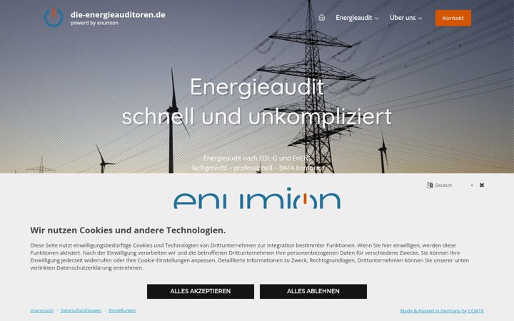 Screenshot ta' die-energieauditoren.de