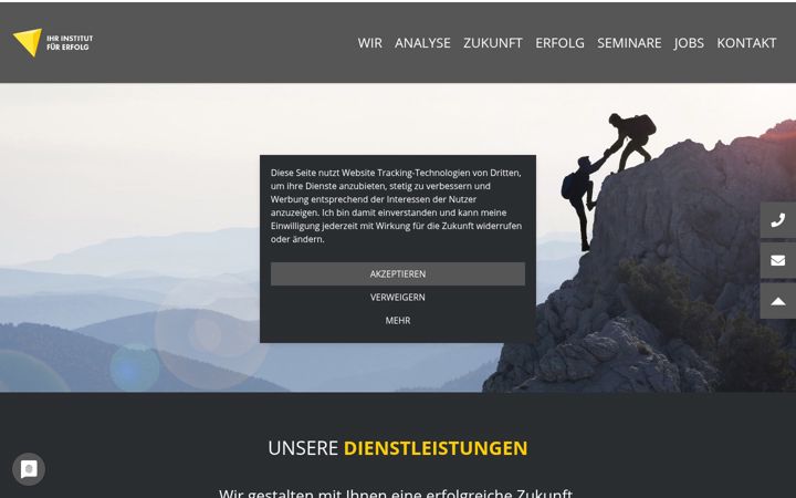 Skærmbillede af die-erfolgskonzepte.de