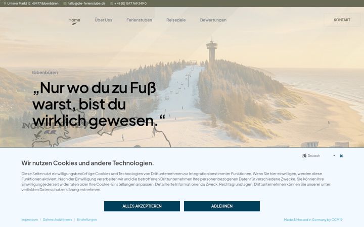 Screenshot of die-ferienstube.de