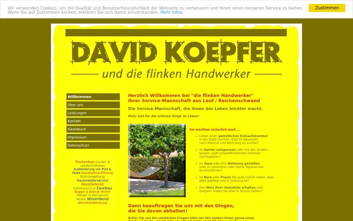 Screenshot of die-flinken-handwerker.de