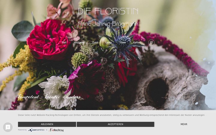 Screenshot of die-floristin.eu