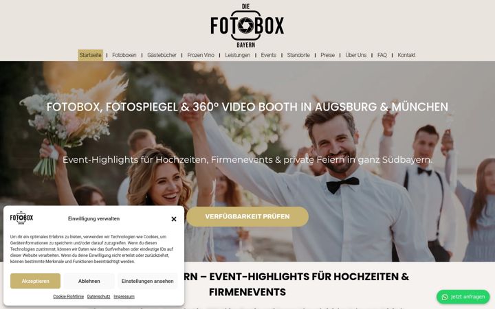 Screenshot of die-fotobox-bayern.de