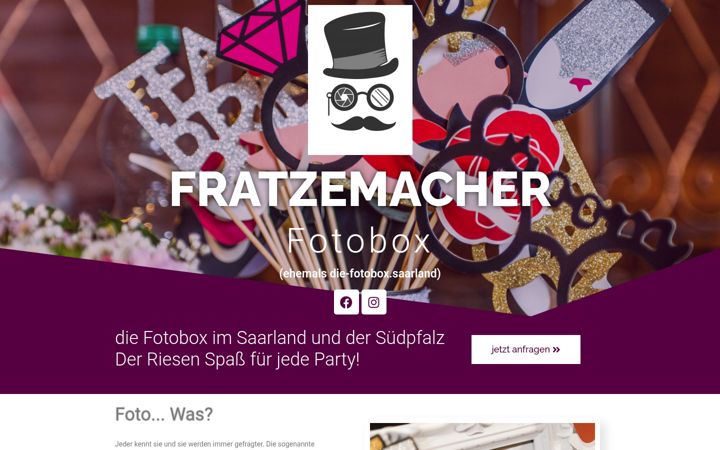 Screenshot of die-fotobox.saarland