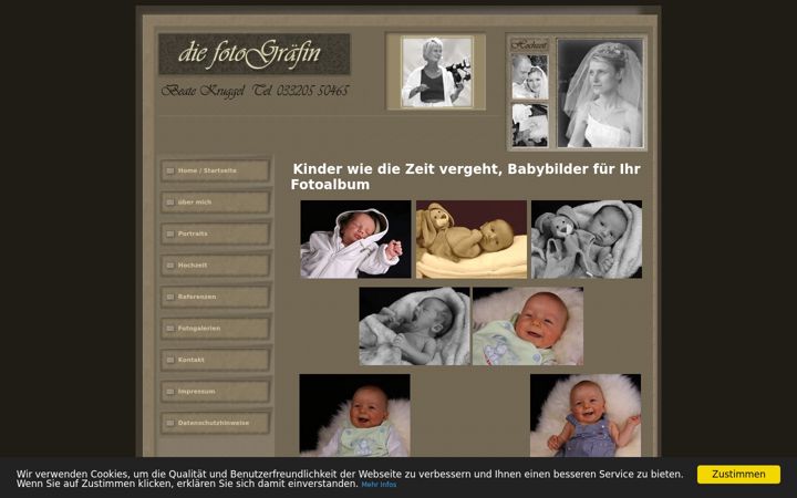 Screenshot of die-fotograefin.com