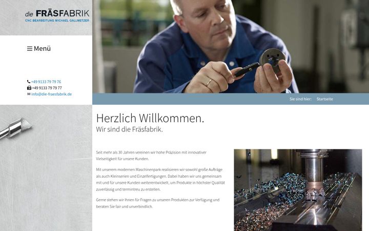 Screenshot of die-fraesfabrik.de