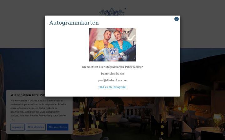 Screenshot of die-frankes.eu