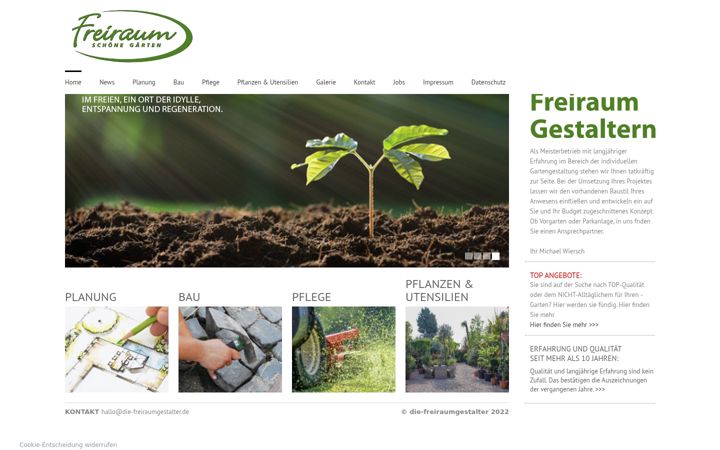 Screenshot of die-freiraumgestalter.de