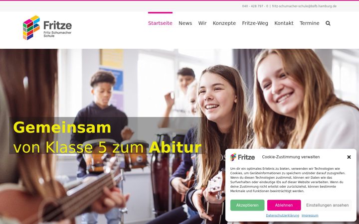Screenshot von die-fritze.de